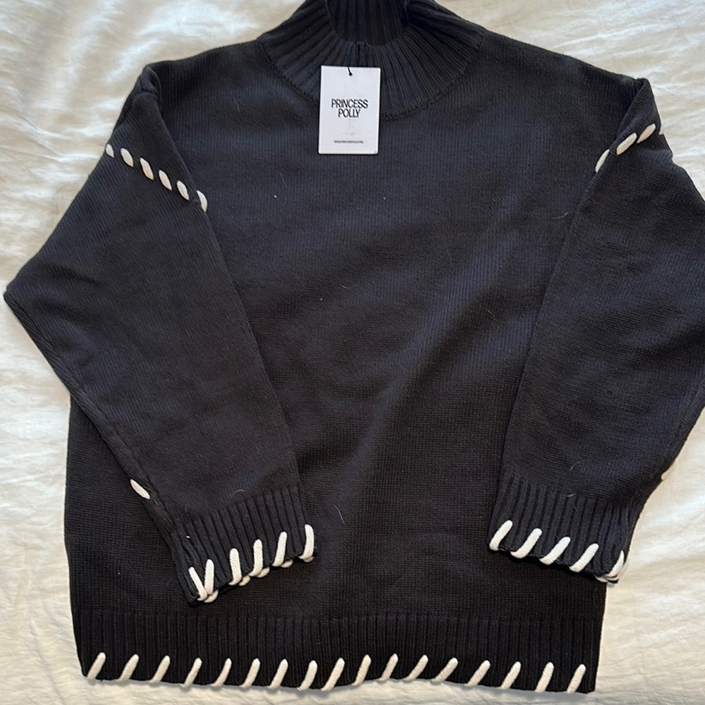 Princess Polly Black Sweater
